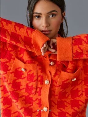 Anthropologie English Factory
Houndstooth Cropped
Cardigan